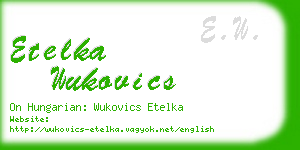 etelka wukovics business card